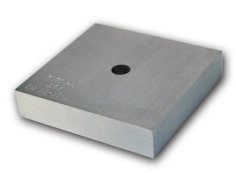 Bolt Hole Notch Bar 1/2" Thk  2" x 2" - 4340 Steel Corner Notch