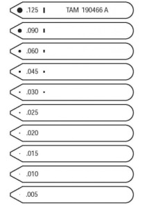 Swing Away Crack Comparator .005 - .125