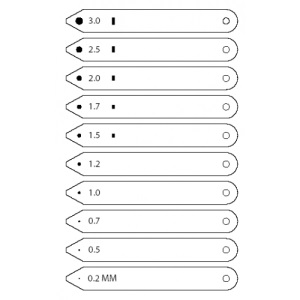 Swing Away Crack Comparator - Metric