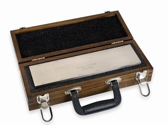 Phased Array NAVSHIPS Test Block - Hardwood Case