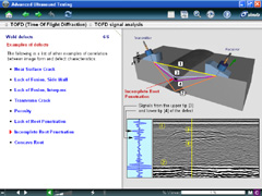 TOFD signal analysis